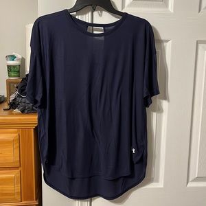Navy under armour athletic top